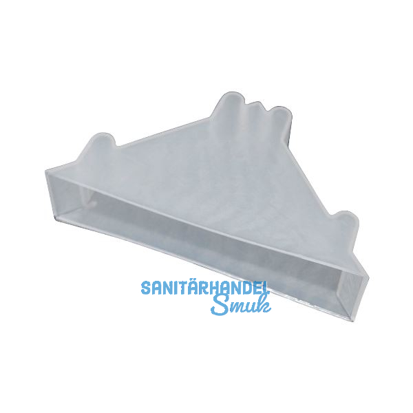 Kantenschutzecke geschlossen mit Druckpolster transparent 16 x 50 mm