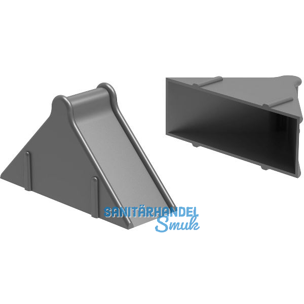 Kantenschutzecke geschlossen schwarz 29 x 68,2 x 68,2 mm