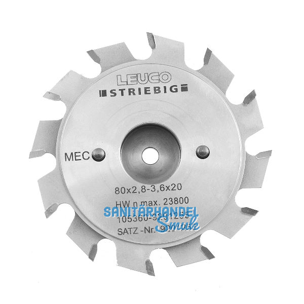 HW-Ritzkreiss�geblatt 80x2.8-3,6x20 passend f�r STRIEBIG-S�gen