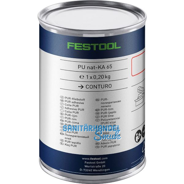 FESTOOL PU-Klebstoff natur 4x PU NAT-KA 65/4