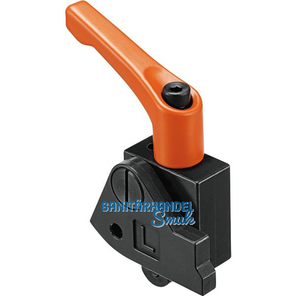 BLUM Schwenkanschlag schmal mit Klemmhebel, links