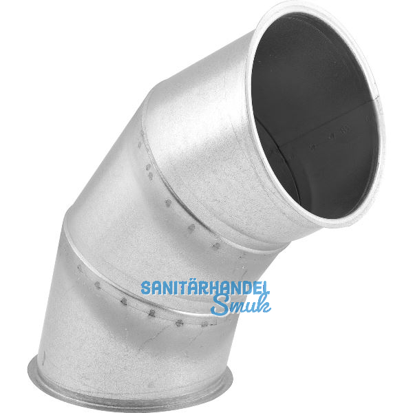 SCHUKO Rohrbogen 67,5 Grad, Durchmesser 140 mm