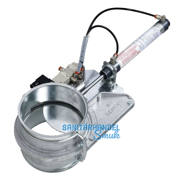 SCHUKO Pneumatischer Energiesparschieber, Durchmesser 140 mm