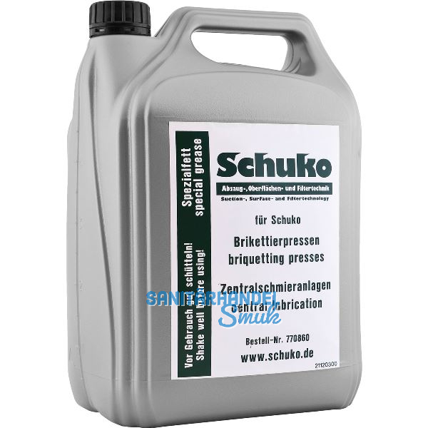 SCHUKO Spezialfett 5kg f�r Compacto Zentral- und Matritzenschmieranlagen