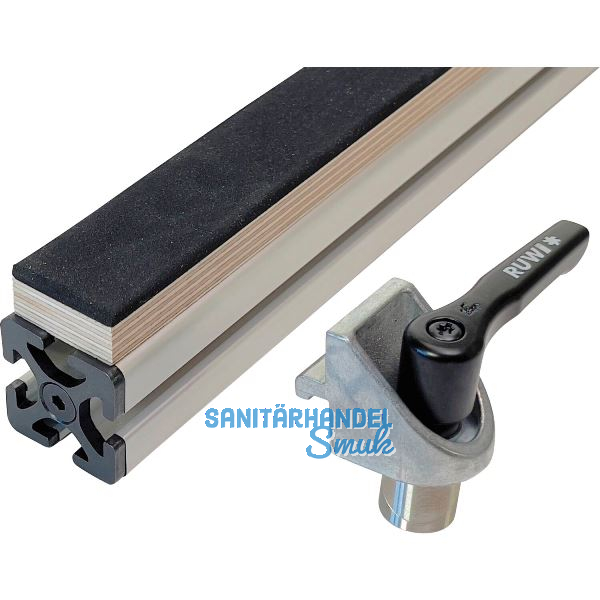 RUWI Auflageschiene mit Antirutschbelag 80 mm