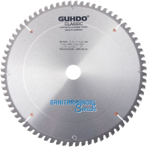 GUHDO HW-NE-Kreiss�geblatt 350x3,6x40 mm Z84 TF-neg.