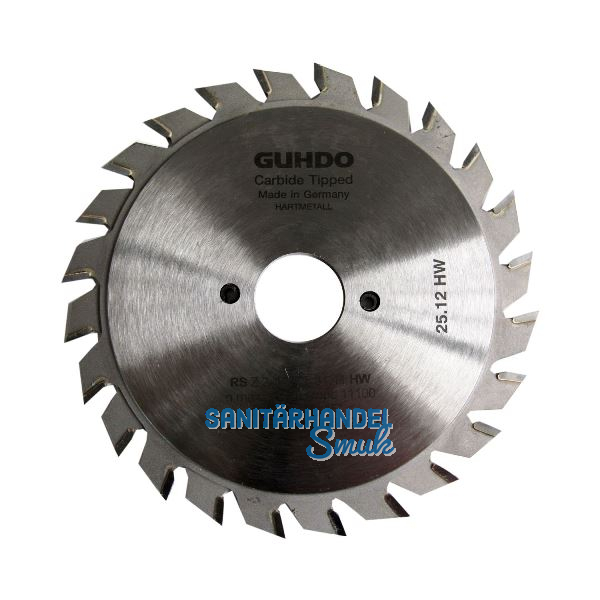 GUHDO HW-Ritzkreiss�geblatt f�r MARTIN 3 Achsen 120x2,8-3,6x22 mm Z2x12 V/WZ