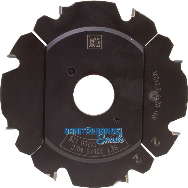 LEITZ Nutfr�sersatz mit Zwischenringen verstellbar - 150/7,5-14,5/30 mm