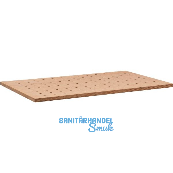 BECK Lochrasterplatte Buche-Multiplex, 1250 x 800 x 30 mm