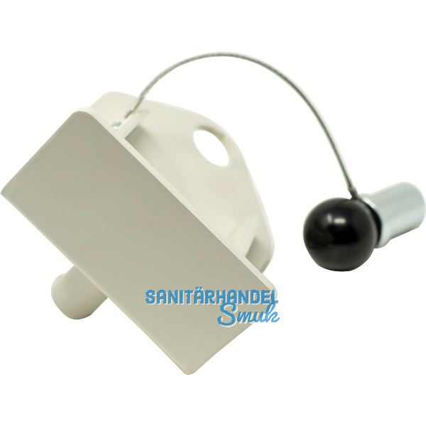 BECK Einzelwiderlager mit 1 Rasterbolzen und Sicherungsstecker