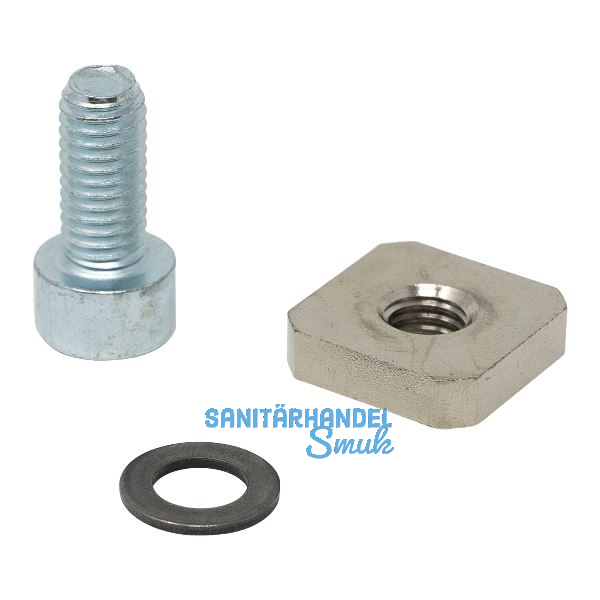 SI-TEC Gleitstein mit Schrauben zu Anschlagplatte