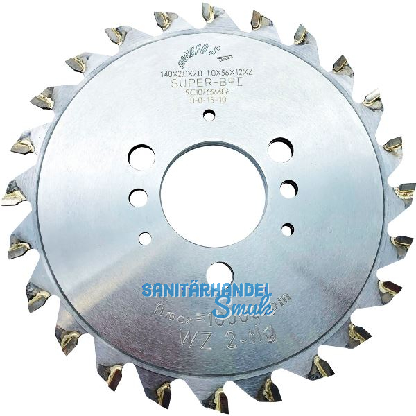 MARTIN HW-Ritzkreiss�geblatt f�r MARTIN 3 Achsen 140x2,8-3,8x36 mm Z2x12