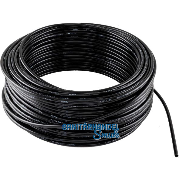 PUN-Druckluftschlauch DM 10 mm schwarz