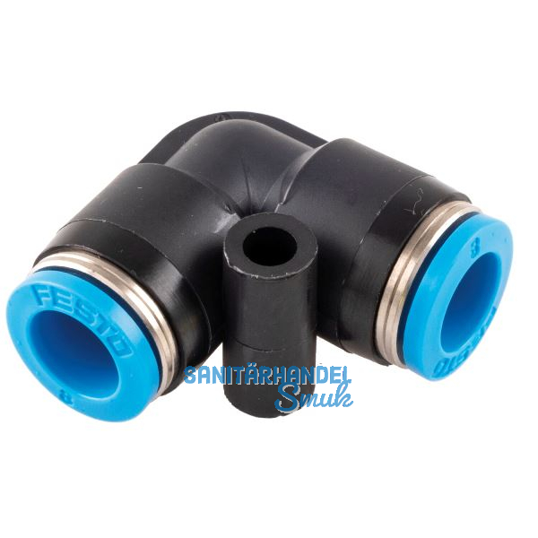 Pneumatik Winkelsteckanschluss, Durchmesser DM 8mm