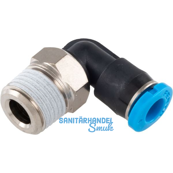 Pneumatik Winkeleinschraubanschluss, Durchmesser DM 4 mm, 1/8"