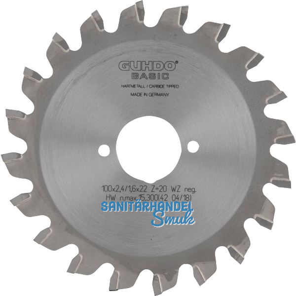 GUHDO Kapps�geblatt Kantenanleimmaschinen, 100x2, 4x22 mm, Z16, Massivholz