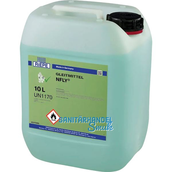 RIEPE Gleitmittel NFLY (UN 1170) 10 Liter f�r Kantenanleimmaschinen
