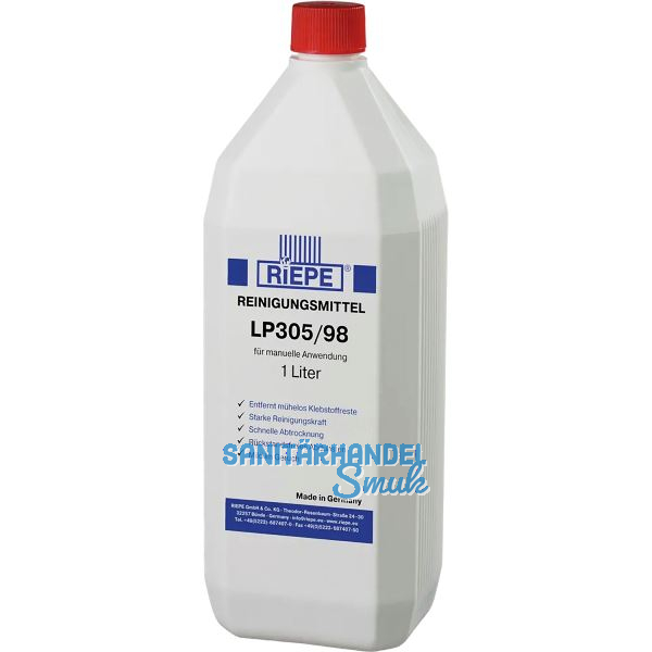 RIEPE Reinigungsmittel LP 305/98 1 Liter zum manuellen Plattenreinigen