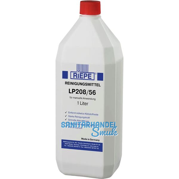 RIEPE Reinigungsmittel LP 208/56 1 Liter zum manuellen Plattenreinigen