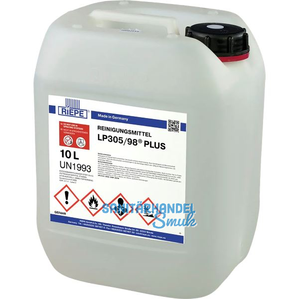 RIEPE Reinigungsmittel LP 305/98 PLUS 10 Liter zum manuellen Plattenreinigen