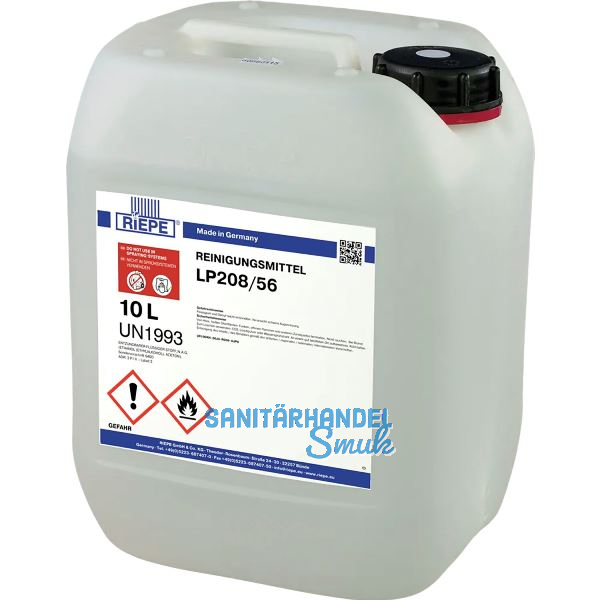 RIEPE Reinigungsmittel LP 208/56 10 Liter zum manuellen Plattenreinigen