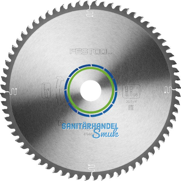 FESTOOL Spezial-S�geblatt 260x2,4x30 mm Z68 TF