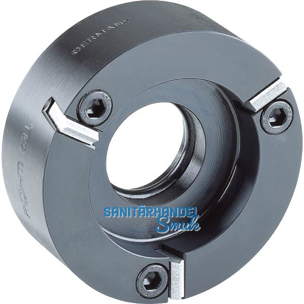 R�HM Mitnehmer-Scheibe m. ausw. u. m. 4-seitig verw. HM-Platten, Re./Li., 80 mm