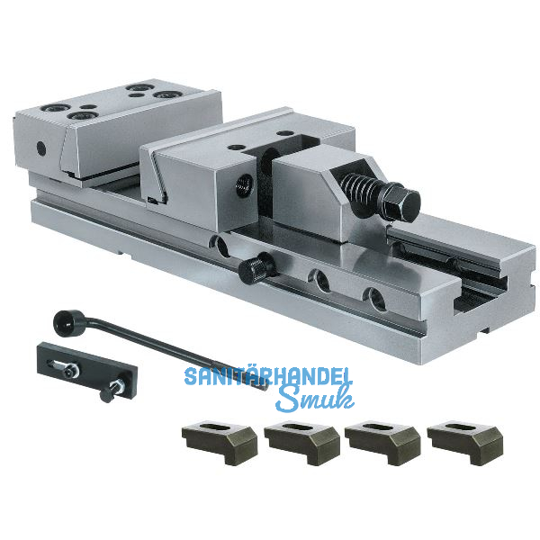 R�HM Maschinenschraubstock MSR 150 SPW 200 mm aus legiertem Stahl, geh�rtet