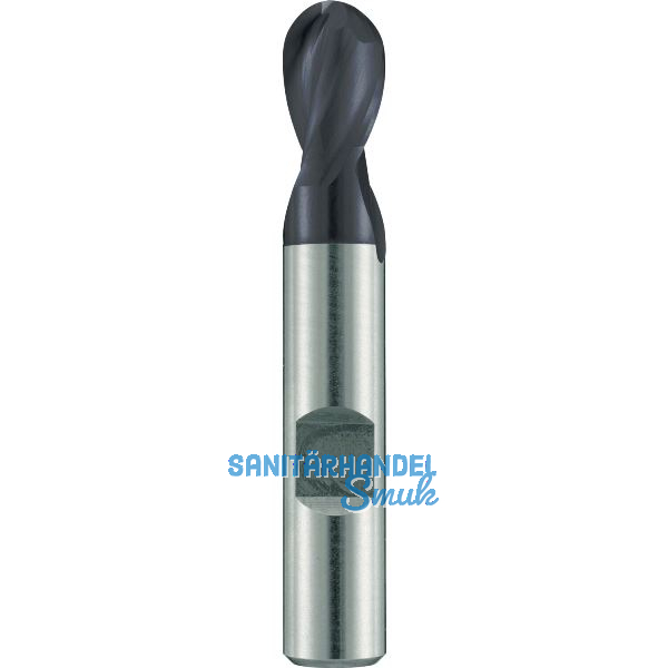 MAYKESTAG Langlochfr�ser mit Radius HSS-ECo8 ALUNIT 6,0 mm kurz Zweischneider