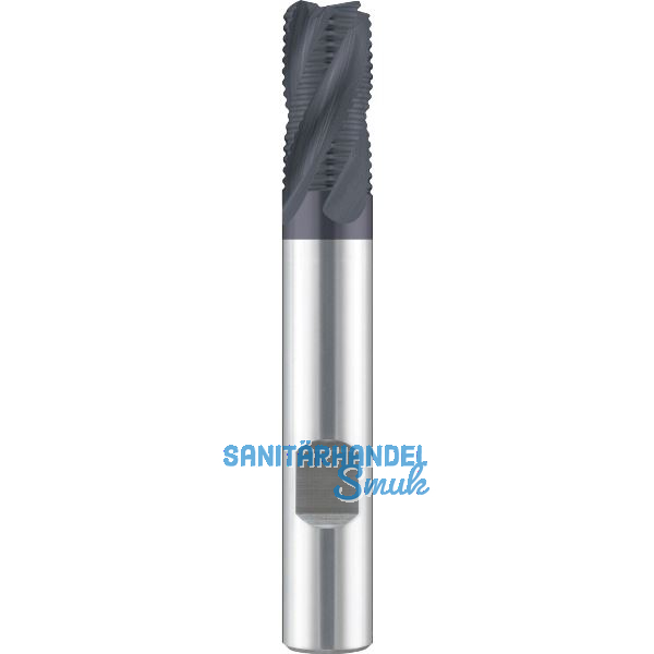 MAYKESTAG VHM-Schruppfr�ser 30� ALUNIT 4,0 mm DIN 6527 L lang