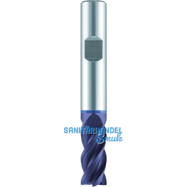 MAYKESTAG VHM-Schaftfr�ser Speedcut Inox ALUNIT-S 6,0 mm Vierschn. ungl. Drall.