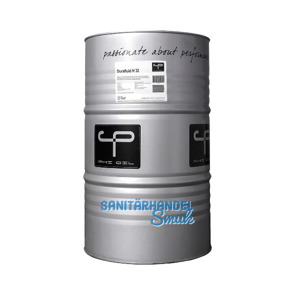 PHI OIL Mehrbereichs-Hochdruck-Hydraulik�l Durafluid H 32, 200 Liter