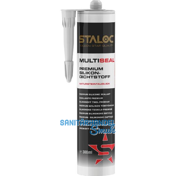 STALOC Premium-Silikon MultiSeal 300ml alusilber