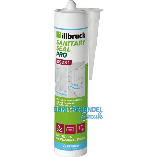 Illbruck GS231 Sanit�r- und Glasbausilikon 310ml caramel
