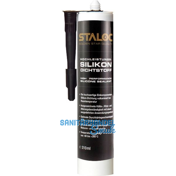 STALOC Silikon �lbest�ndig OXIM 300ml schwarz