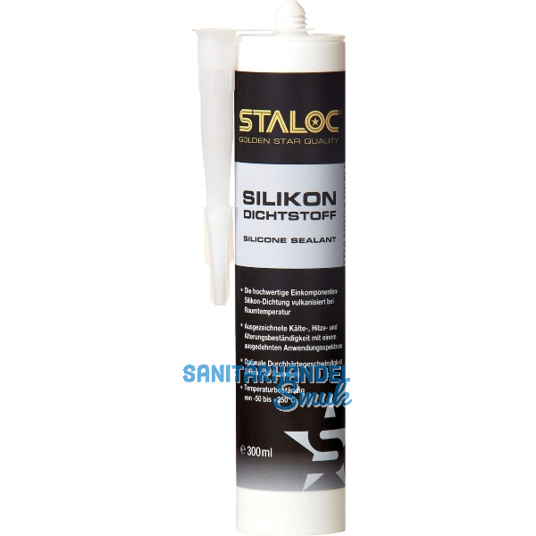 STALOC Silikondichtstoff �lbest�ndig 300ml schwarz