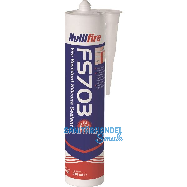 NULLIFIRE Brandschutzsilikon FS703 310ml wei�
