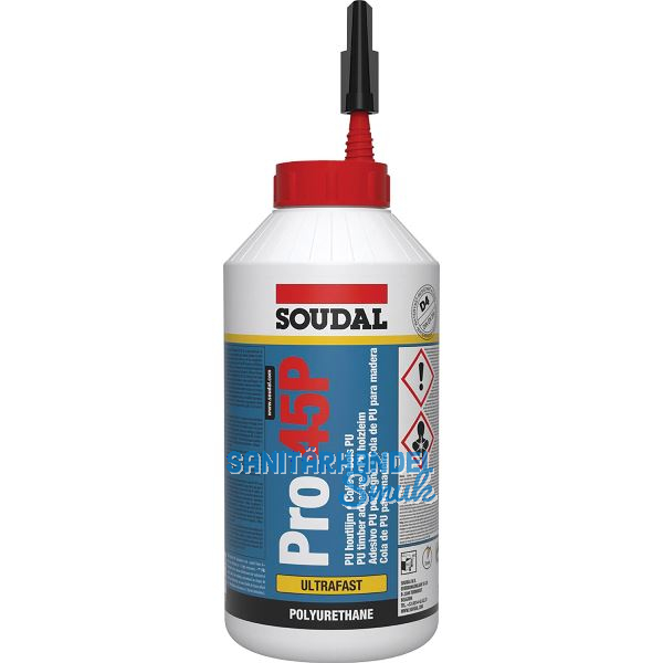 SOUDAL PU-Holzleim Superfast Pro 45P D4 750g 5 Minuten
