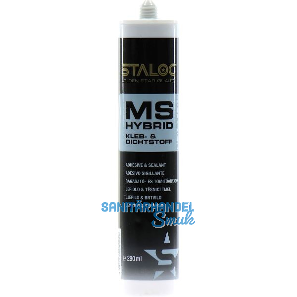 STALOC MS Hybrid 290ml glasklar (transparent)