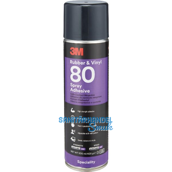 3M Spr�hkleber Rubber & Vinyl 80 500ml
