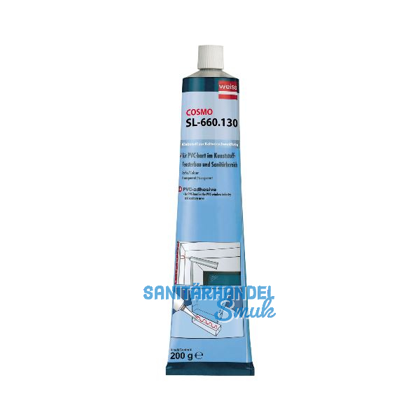 COSMO SL-660.130, PVC-Klebstoff transparent 200g
