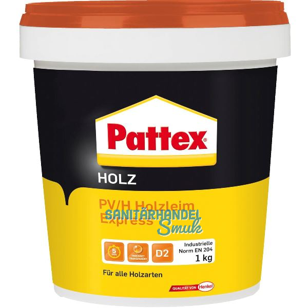 PATTEX PV/H Express Holzleim D2 1kg