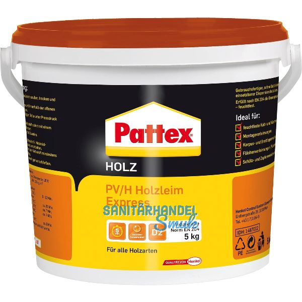 PATTEX PV/H Express Holzleim D2 5kg
