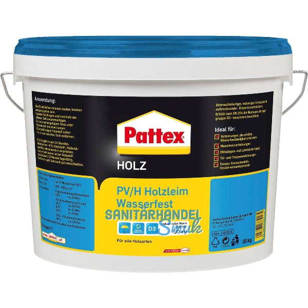 PATTEX PV/H Wasserfest Holzleim D3 10kg