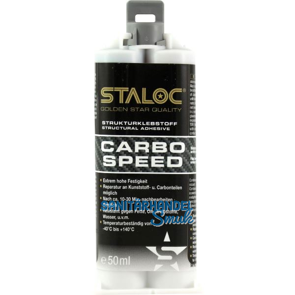 STALOC Carbo Speed 50ml schwarz, ohne Mischer