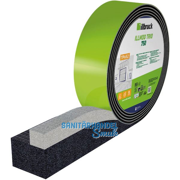 Illbruck Fugendichtband TP652 illmod trioplex+ 77/M 6m