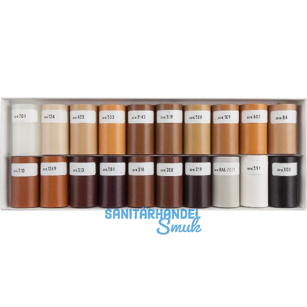 BAO Weichwachs Basisfarben - 20 Halbstangen