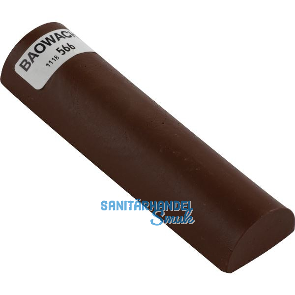 BAO Weichwachsstange - einzeln, Nu�baum mittel / 566