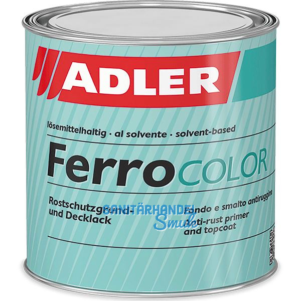ADLER Ferrocolor Grund- und Decklack RAL5010 enzianblau 2,5l