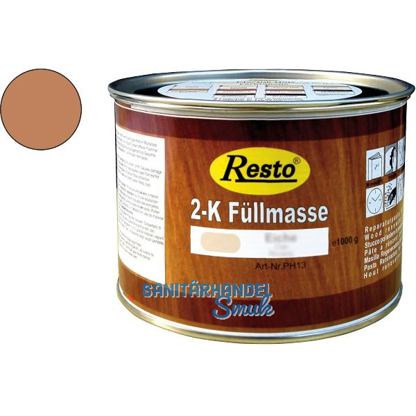 RESTO 2K F�llmasse 500g Mahagoni